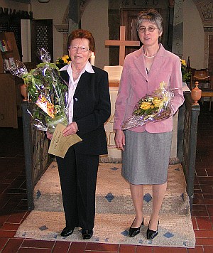 Ilse Reisner und Helga Klenk