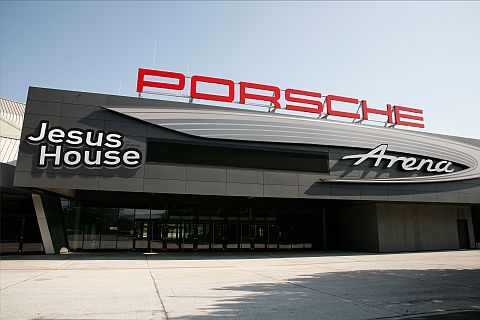 porsche arena jesushouse