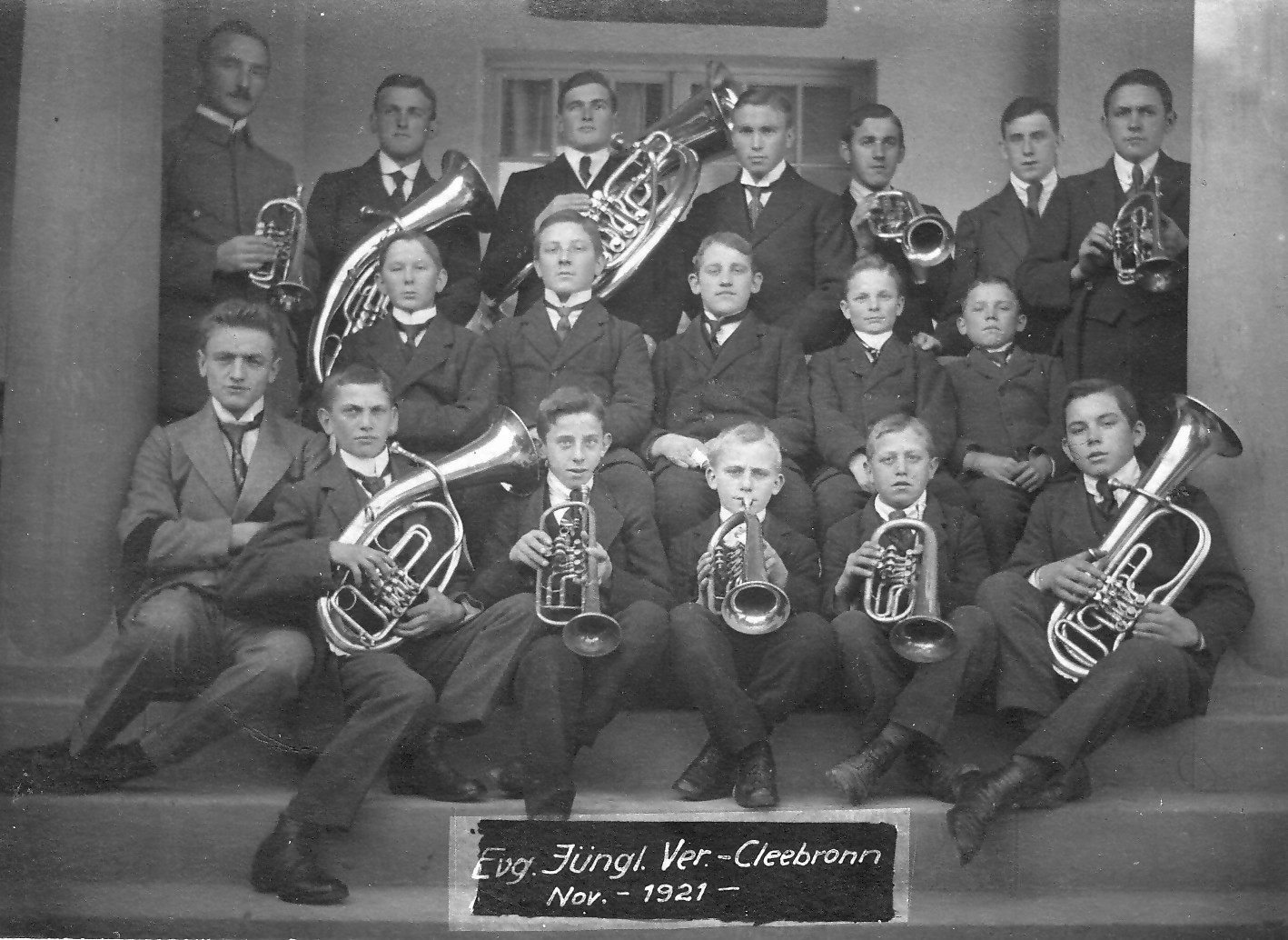 J&uuml;nglingsverein Cleebronn im November 1921