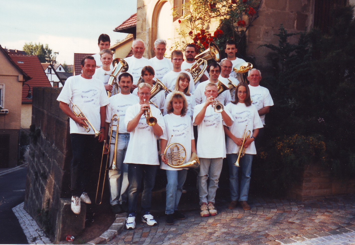 Posaunenchor Cleebronn beim 75-j&auml;hrigen Jubil&auml;um