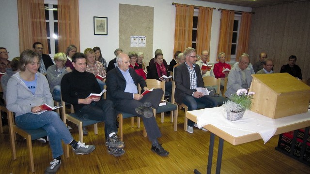 Bibelstunde, Gruppenbild