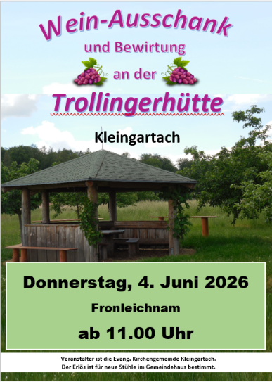 Trollingerh&uuml;tte 2026