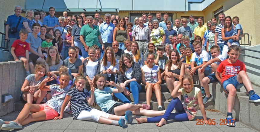Gruppenbild Gemeindefreizeit Dobel 2017