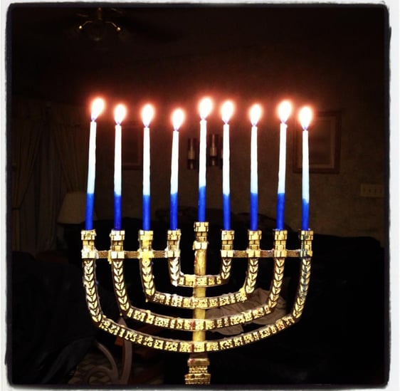 Chanukka Fest oder jüdisches Lichterfest