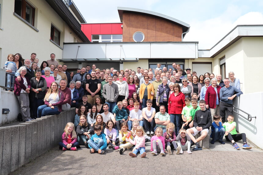 Gruppenbild Gemeindefreizeit Dobel 2023